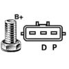 0200275 Δυναμό  12V 90A MAZDA_ΔΥΝΑΜΟ ΟΧΗΜΑΤΩΝ