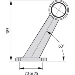 613.067 Φανος Ογκου 2 Λειτουργιων (Εμπροσθεν/Οπισθεν) Κοκκινο-Λευκο_ΦΑΝΟΙ ΟΓΚΟΥ