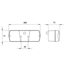 8060/4R Φανάρι Πίσω 3 Λειτουργιών MERCEDES 608 Δεξί_ΦΑΝΑΡΙΑ-ΠΡΟΒΟΛΕΙΣ