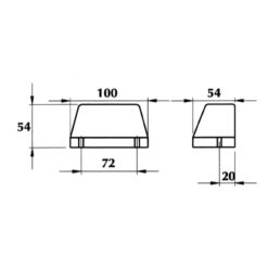 8060/41A Φανος Πινακιδας Μαυρο Καλυμμα_ΦΑΝΑΡΙΑ-ΠΡΟΒΟΛΕΙΣ
