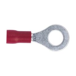 RT26 Ακροδεκτης Θηλεια ?6.4MM (1/4?) Κοκκινη Μονωση 100Τμχ_ΑΚΡΟΔΕΚΤΕΣ