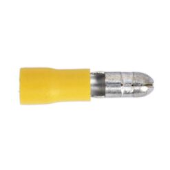 YT21 Ακροδεκτης Σφαιρικος Αρσενικος ?5MM Κιτρινη Μονωση 100Τμχ_ΑΚΡΟΔΕΚΤΕΣ