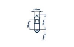 17136 Λαμπα Σωληνωτή 24V 5W SV8,5 35mm_ΛΑΜΠΕΣ ΑΛΟΓΟΝΟΥ 12-24V