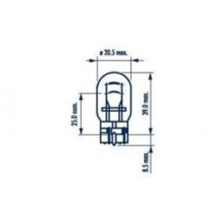 17919 Λαμπα Ακαλυκη 12V 21/5W Ιαπωνικου Τυπου W3X16q_ΛΑΜΠΕΣ ΑΛΟΓΟΝΟΥ 12-24V