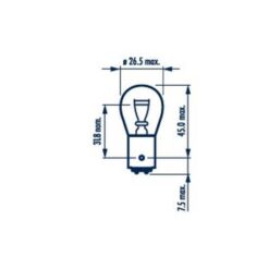 17925 Λαμπα Καρυδακι 24V 21/5W Aνω Κατω BAY15d_ΛΑΜΠΕΣ ΑΛΟΓΟΝΟΥ 12-24V
