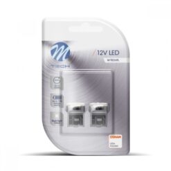 LB110W Λάμπες Σέτ W21/5W T20 12V W3x16q 6xSMD2835 LED OSRAM Λευκό BLISTER 2τμχ. M-TECH_ΛΑΜΠΕΣ LED