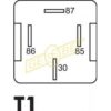 9.9303.1 Ρελέ 12V 20/30A 5 ΕΠ. ανάποδο (30 απέναντι) 87/87a_ΡΕΛΕ