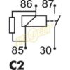 9.9303.1 Ρελέ 12V 20/30A 5 ΕΠ. ανάποδο (30 απέναντι) 87/87a_ΡΕΛΕ