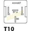 9.9309.1 Ρελέ  12V 5ΕΠ 40A 87/87 με Δίοδο_ΡΕΛΕ