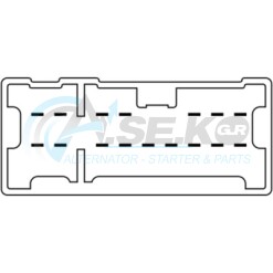 AN-970B Διακόπτης Κονσόλα παραθύρων 2πλός 16pin NISSAN PRIMERA P11 96-02_ΔΙΑΚΟΠΤΕΣ ΚΟΝΣΟΛΕΣ ΠΑΡΑΘΥΡΩΝ