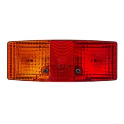 420/12-24.05 Περιστροφικος Φαρος 12v Επιπεδη Βαση / Επιφανειακη Τοποθετης Πορτοκαλι_ΦΑΡΟΙ