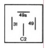4DM004639061 Φλασερ Ηλεκτρονικο 24v, 4 Επαφες, C2 X 49x 49a X 31_ΡΕΛΕ