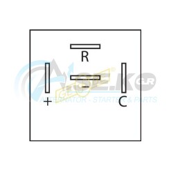 9.9520.1 661006 Φλασερ Ηλεκτρονικο 12v, 4 Επαφες, R I_ΡΕΛΕ
