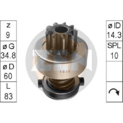 ZN1038 Γρανάζι BOSCH ZEN SD0083_ΓΡΑΝΑΖΙΑ ΜΙΖΑΣ