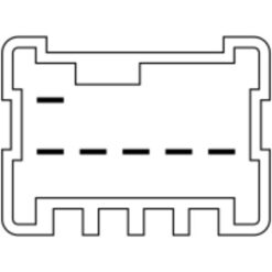 AN-975 Διακόπτης ηλεκτρικου παραθυρου Nissan Almera N16, 6 επαφες KRAW_ΔΙΑΚΟΠΤΕΣ ΠΑΡΑΘΥΡΩΝ