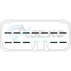 AN-931B Διακόπτης παραθυρου 12επ. Isuzu D-max MCAR_ΔΙΑΚΟΠΤΕΣ ΠΑΡΑΘΥΡΩΝ