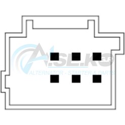AN-764 Διακόπτης Φώτων Έκτακτης Ανάγκης 6ΕΠ Alarm RENAULT  KANGOO III_ΔΙΑΚΟΠΤΕΣ ΑΛΑΡΜ