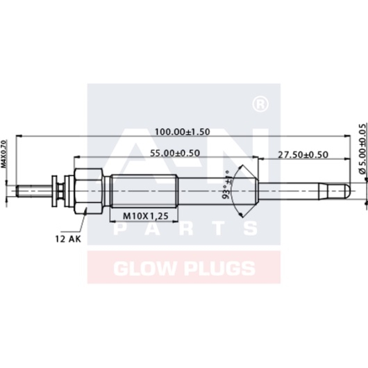 AN095182 Προθερμαντήρας 10.5V ΤΟΥΟΤΑ_ΠΡΟΘΕΡΜΑΝΤΗΡΕΣ