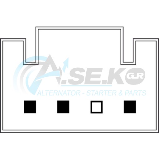 AN-1407 Διακόπτης Παραθύρων Skoda Fabia EWS-SK-003_ΔΙΑΚΟΠΤΕΣ ΠΑΡΑΘΥΡΩΝ