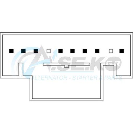 AN-418D Διακόπτης παραθύρου VW POLO 6R, SEAT IBIZA V, 8 ΕΠΑΦΕΣ_ΔΙΑΚΟΠΤΕΣ ΚΟΝΣΟΛΕΣ ΠΑΡΑΘΥΡΩΝ