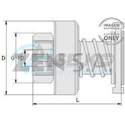 IA2680ZEN Γρανάζι Μίζας BOSCH 11Τ SD0122_ΓΡΑΝΑΖΙΑ ΜΙΖΑΣ