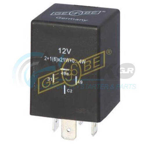 9.9529.1 Ρελέ Φλασέρ 12V 4επ 49-49a-31-C2_ΡΕΛΕ