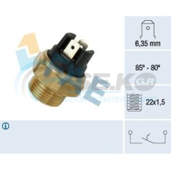 37390 Βαλβίδα Θερμοκρασιας Βεντιλατερ 85/80C 22x1.5 FAE_Βαλβίδες Θερμοκρασίας