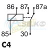 9.9095.1 Ρελέ 5επ 24V 87-87a 30/40A_ΡΕΛΕ