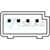AN-351 Διακόπτης παραθύρου πλήκτρο OPEL Astra Zafira Combo 4pin_ΔΙΑΚΟΠΤΕΣ ΠΑΡΑΘΥΡΩΝ
