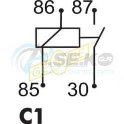 9.9048.1 Ρελέ 12V 25A 4επ Micro ΙΚΑ-GEBE_ΡΕΛΕ