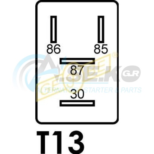 9.9048.1 Ρελέ 12V 25A 4επ Micro ΙΚΑ-GEBE_ΡΕΛΕ