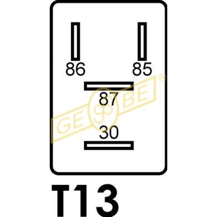 9.9048.1 Ρελέ 12V 25A 4επ Micro ΙΚΑ-GEBE_ΡΕΛΕ
