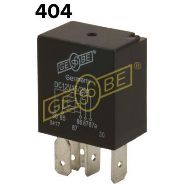 9.9056.1 Ρελέ 12V 15/25A 5επ Micro ΙΚΑ-GEBE_ΡΕΛΕ
