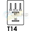 9.9056.1 Ρελέ 12V 15/25A 5επ Micro ΙΚΑ-GEBE_ΡΕΛΕ
