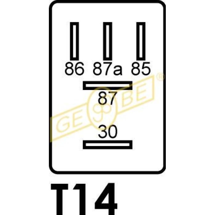 9.9056.1 Ρελέ 12V 15/25A 5επ Micro ΙΚΑ-GEBE_ΡΕΛΕ