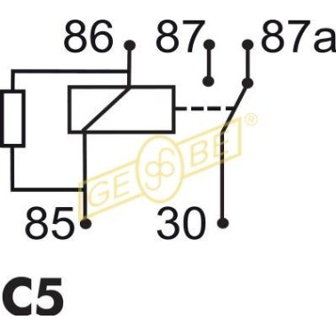 9.9056.1 Ρελέ 12V 15/25A 5επ Micro ΙΚΑ-GEBE_ΡΕΛΕ