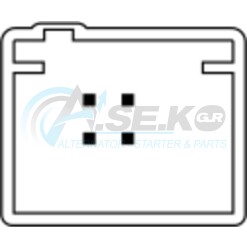 AN-611A Διακόπτης παραθύρου συνοδηγού Peugeuot 207 CITROËN BERLINGO (B9) 4pin Με πλαίσιο_ΔΙΑΚΟΠΤΕΣ ΠΑΡΑΘΥΡΩΝ