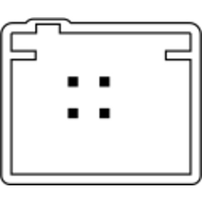 AN-611A Διακόπτης παραθύρου συνοδηγού Peugeuot 207 CITROËN BERLINGO (B9) 4pin Με πλαίσιο_ΔΙΑΚΟΠΤΕΣ ΠΑΡΑΘΥΡΩΝ