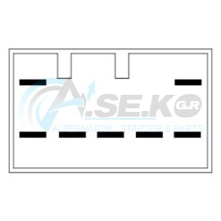 AN-823 Διακόπτης παραθύρων μονός συνοδηγού Hyundai i20_ΔΙΑΚΟΠΤΕΣ ΠΑΡΑΘΥΡΩΝ