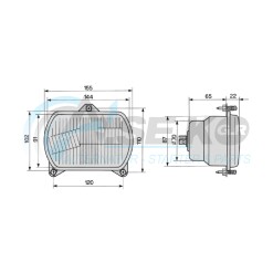 1015209 Φανάρι κύριο εμπρόσθιο COBO 05-389-000-01_ΦΑΝΑΡΙΑ-ΠΡΟΒΟΛΕΙΣ