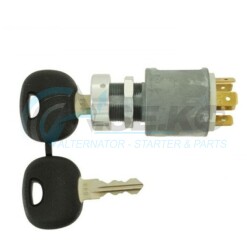 083878007 Διακόπτης μίζας απλός με κλειδί 18.5mm 5επ_Χωρίς κατηγορία