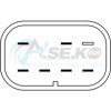 AN-301 Διακόπτης παραθύρου Ford Escort Mondeo II 6pin 662286_ΔΙΑΚΟΠΤΕΣ ΠΑΡΑΘΥΡΩΝ