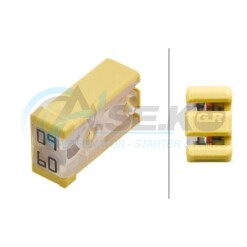 8JS218228-071 Ασφάλεια micro Ford 60A κίτρινη HELLA_ΑΣΦΑΛΕΙΕΣ