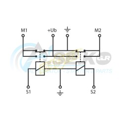 9.9021.1 Ρελέ Ανάστροφης πολικότητας 24v 50/200A_ΡΕΛΕ