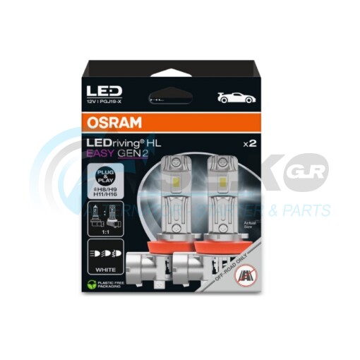64211DWESY2-2HB Σετ Λάμπες Led Gen2 12V H8/H11/H16 26W 6500K OSRAM_ΛΑΜΠΕΣ LED