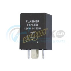 9.9508.1 Ρελέ Φλας για 4pin βυθισμένη LED 0,1-150W LED_ΡΕΛΕ