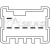 AN-975 Διακόπτης ηλερκτικου παραθυρου NISSAN ALMERA μονός_ΔΙΑΚΟΠΤΕΣ ΠΑΡΑΘΥΡΩΝ