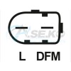 IB4535 Αυτόματος Ρυθμιστης Τάσης 12V L-DFM Denso Citroen  Peugeot Toyota ARE6235_ΑΥΤΟΜΑΤΟΙ (ΡΥΘΜΙΣΤΕΣ ΤΑΣΗΣ)